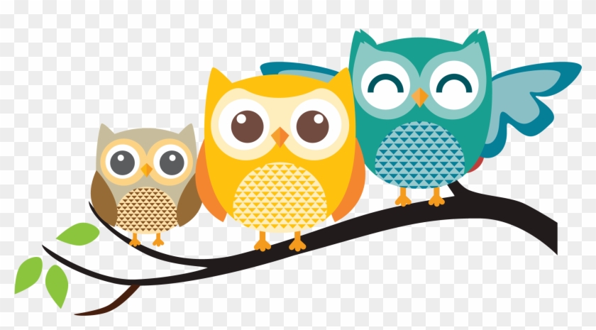 × - Owl Family Pic Cartoon #316633