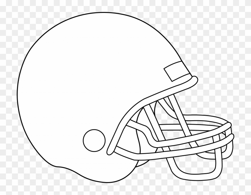 Pics Of A Football Clip Art On Images For Outline Clipart - Football Helmet Clip Art #316642