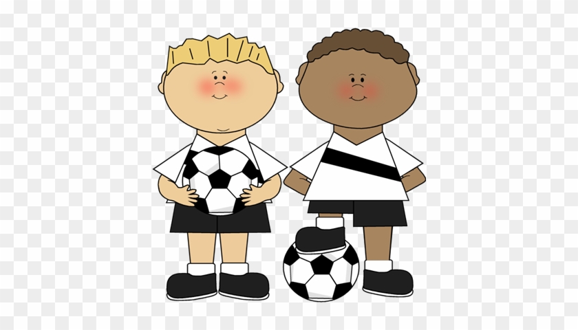 Boys Soccer Clip Art - Boys Playing Soccer Clip Art #316671