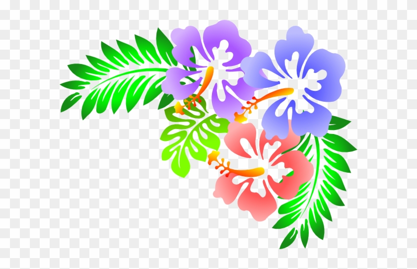 Hibiscus Clipart Corner - Clip Art Hibiscus #316702