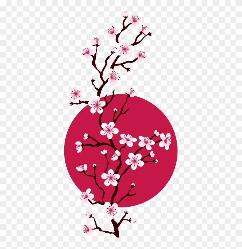 Cherry Blossom Cross-stitch Pattern - Cherry Blossom Cross-stitch Pattern #316782