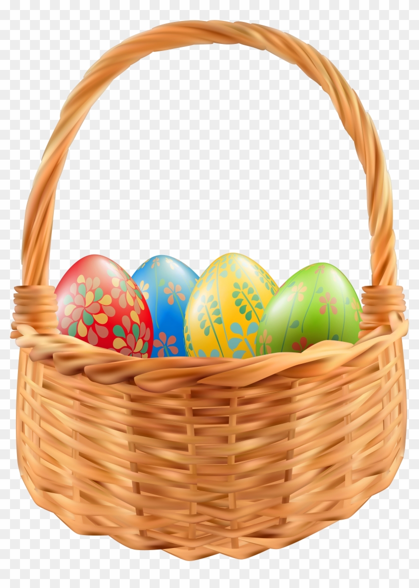 Easter Egg Easter Basket Clip Art - Easter Egg Easter Basket Clip Art #317897
