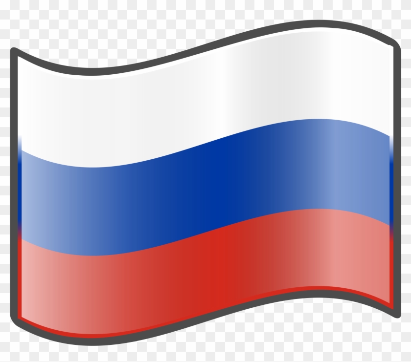 Russia flag emoji clipart. Free download transparent .PNG