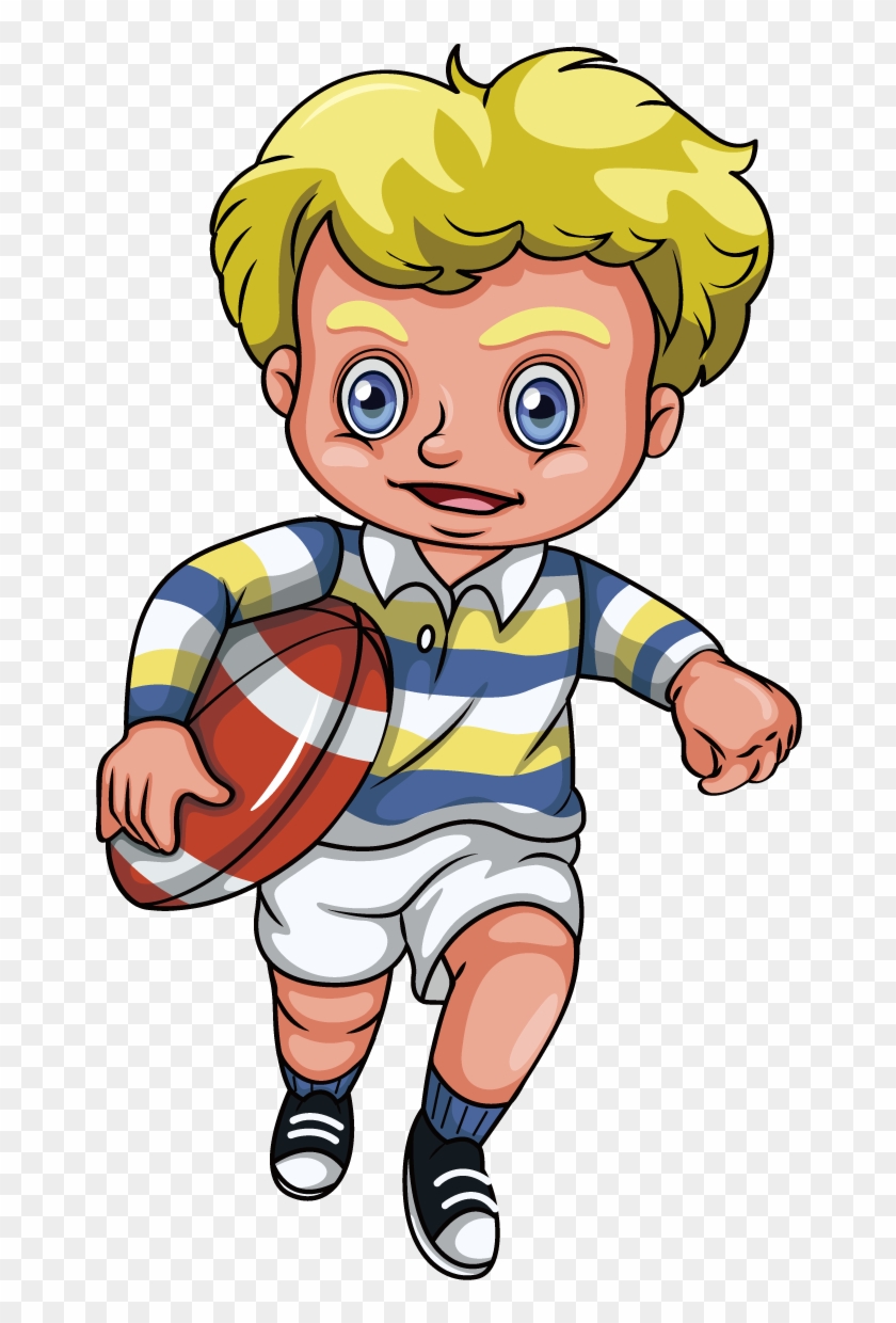 Rugby Football Rugby Union Football Player Clip Art - Rugby Football Rugby Union Football Player Clip Art #316968