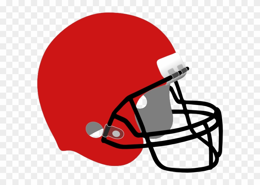 Red Football Helmet Clipart #316971