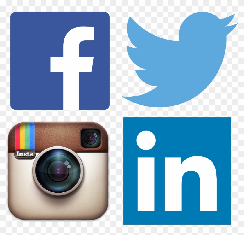 Facebook Twitter Icon Transparent Fb Logo - Facebook Twitter Linkedin ...
