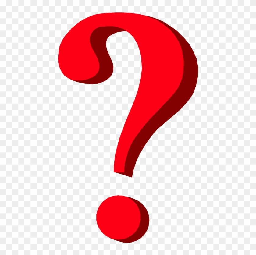 Question Mark Clipart Bacteria - Question Mark Png Red #317148