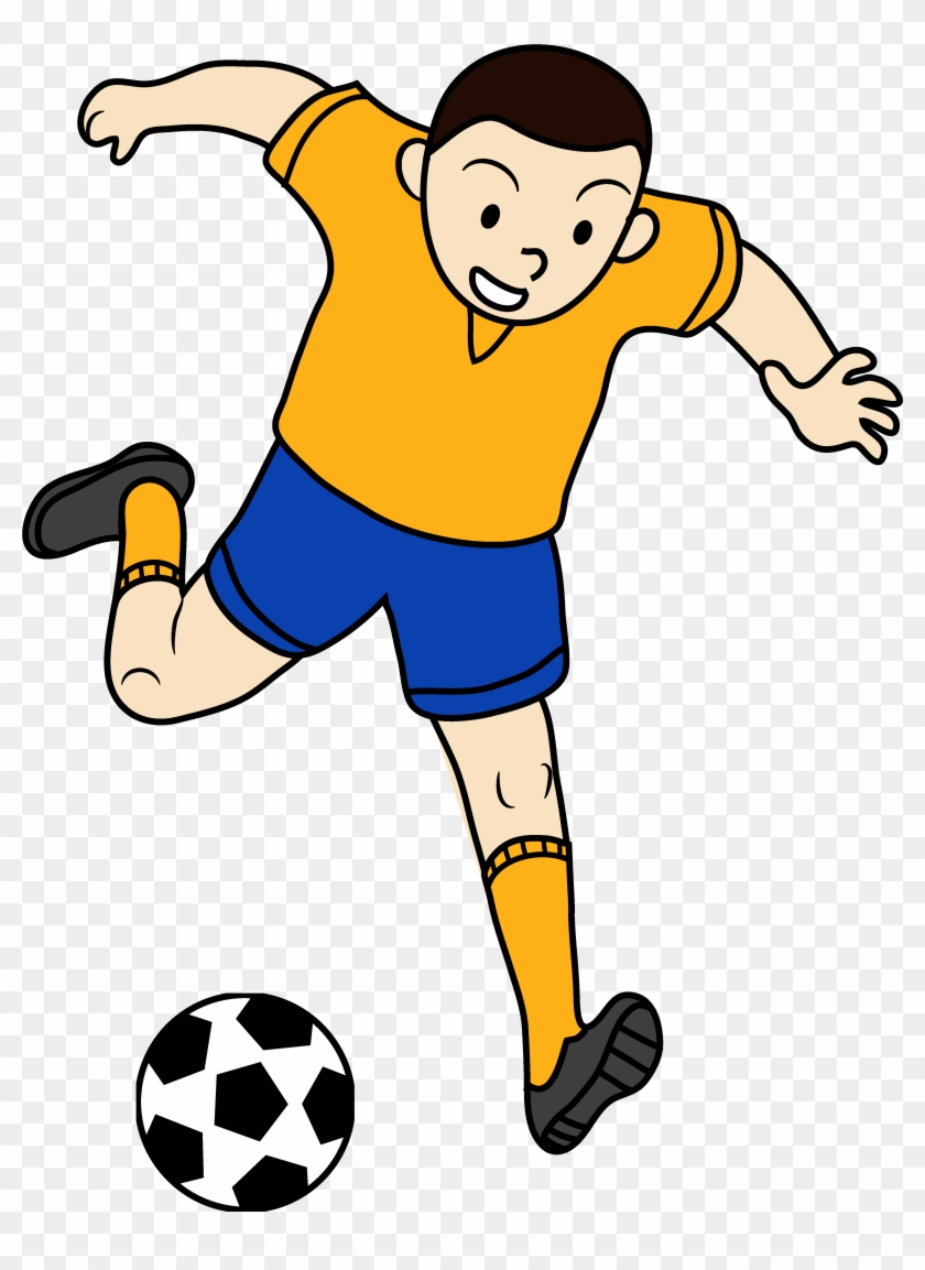 Kid Football Player Clipart - Kid Football Player Clipart #317288