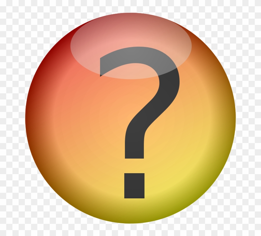 Glossy Question Mark Button Clip Art At Clker - Question Mark #317336