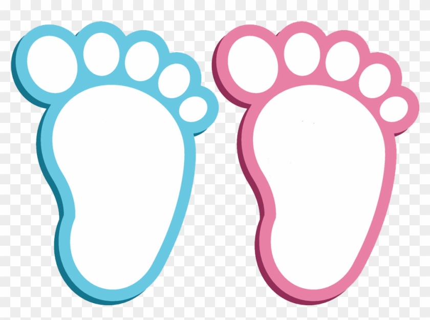 Wedding Invitation Baby Shower Stock Photography Clip - Cartoon Footprints #317381