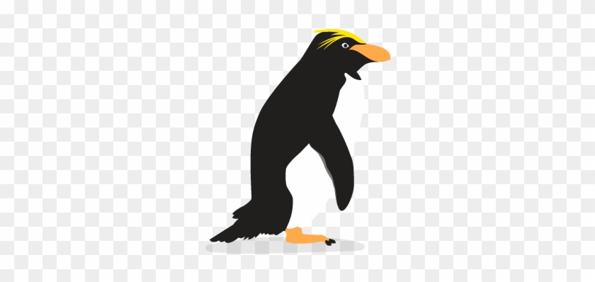 Rockhopper Penguin Clipart Macaroni Penguin - Macaroni Penguin Clip Art Png #317390