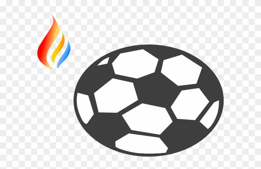 Maron Flame Logo 5 Clip Art At Clker - Don T Know Anything About Soccer #317411