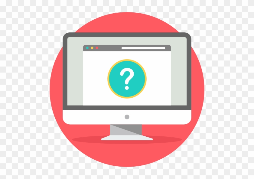 Question Mark On A Screen Representing Isa Lille Faqs - Search Engine Optimization #317453