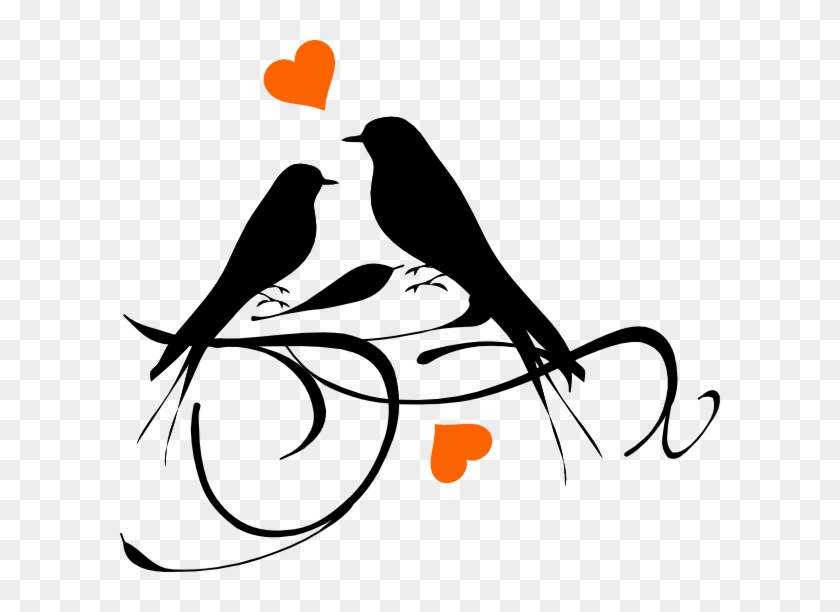 How To Set Use Birds On A Branch Hearts Svg Vector - Love ...