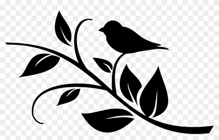 Birds Branch Cliparts 16, Buy Clip Art - Stencils Of Birds On A Branch #317498