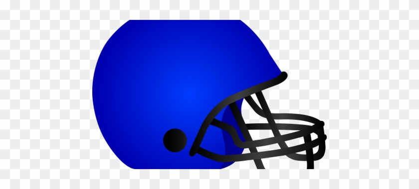 Blue White Football Clipart - Football Helmet Black 60" Curtains #317516