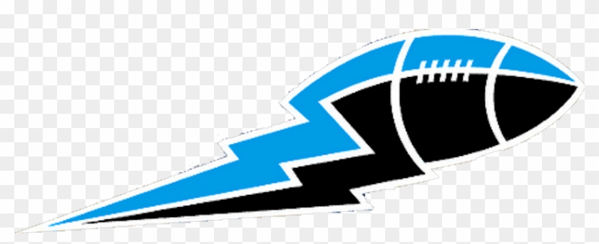 Blue And Black Football Lightning Bolt Big - Winnipeg Blue Bombers Logo #317518