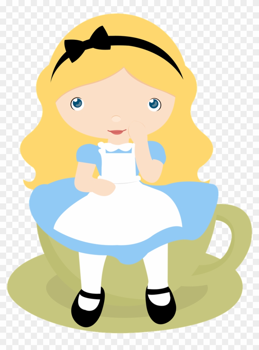 Alice In Wonderland~clipart - Baby Alice In Wonderland Clip Art #317579