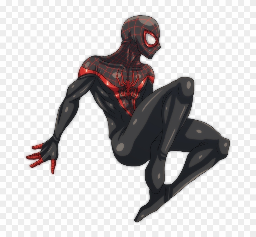 Ultimate Comics Spider-man By Nursury0 - Spiderman Miles Orales Png #317609
