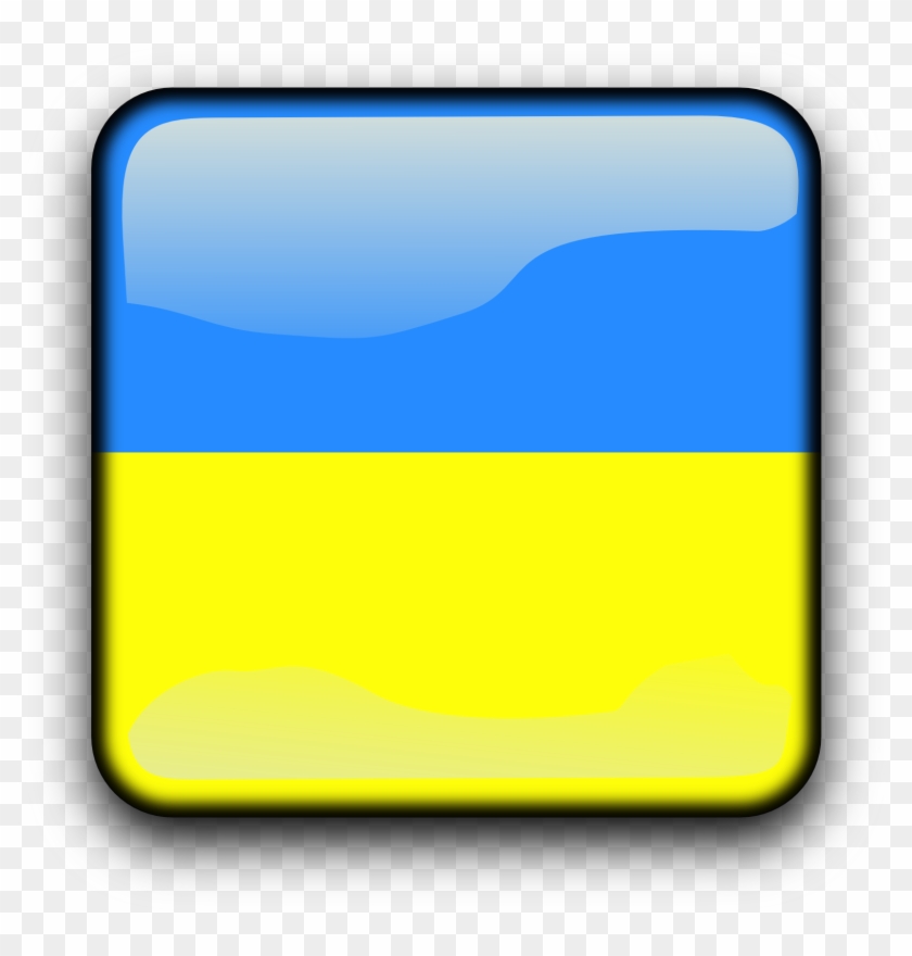Eu-ukraine Free Trade Agreement Progresses - Ukraine Square Flag #317616