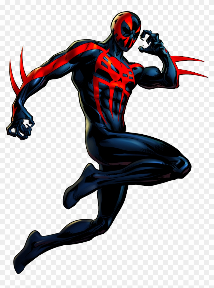 And Superior Spider-man - Marvel Avengers Alliance Spider Man 2099 - Free  Transparent PNG Clipart Images Download
