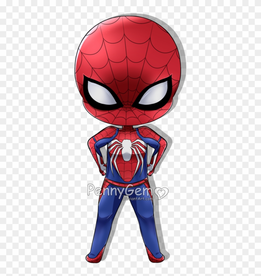 [cc] Ps4 Costume Spiderman Chibi ~ Fan Art By Pennygem - Spiderman Chibi #317799