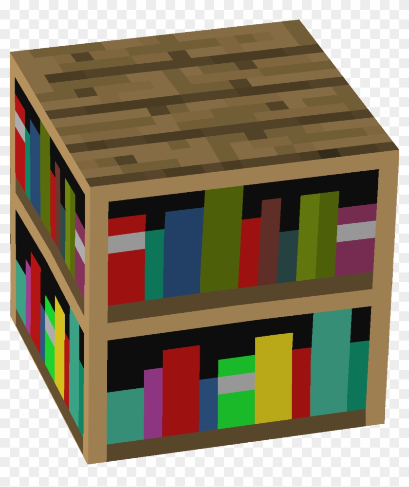 Classy Minecraft Bookcase For Bookcase Minecraft Diy - Minecraft Bookshelf Png #317853