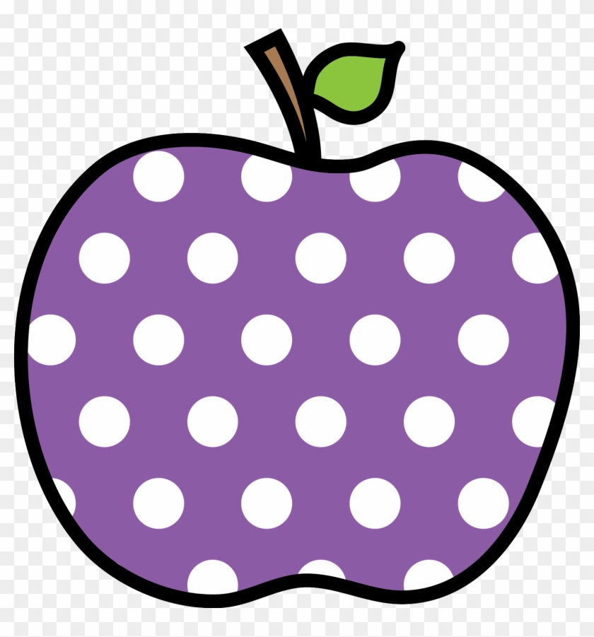 Que Te Como*✿* - Polka Dot Apple Clipart #318026