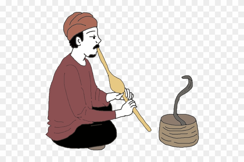 India Cartoon Snake Charmer #318111