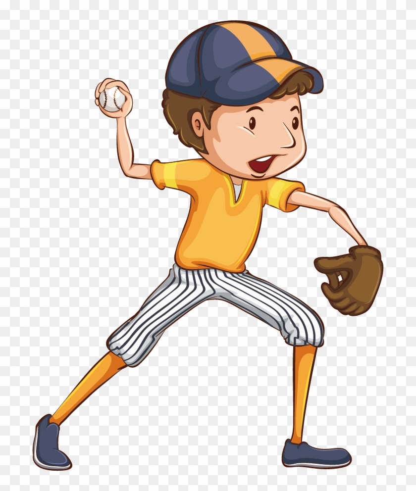 Cartoon Child Illustration - Baseball Boy Cartoon Png #318234