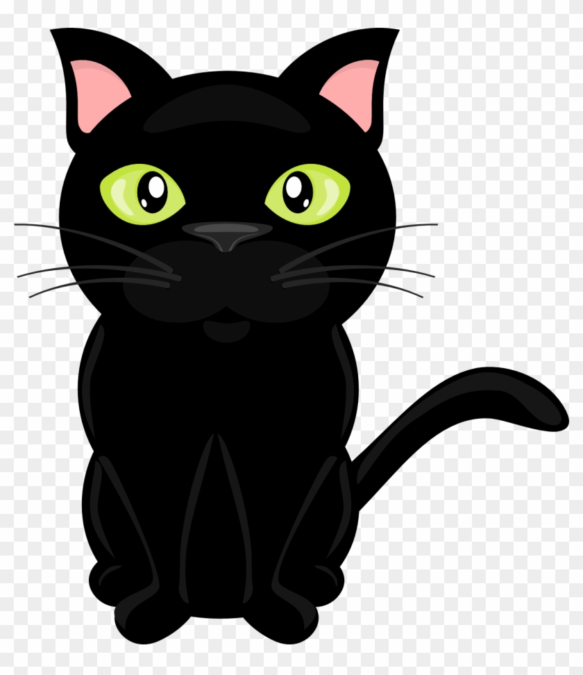 Cat Friends Clip Art Image - Black Cat With Transparent Background #318273