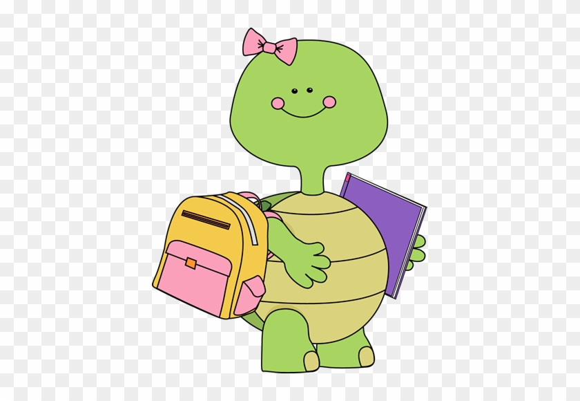 School - Turtle School Clipart #318384