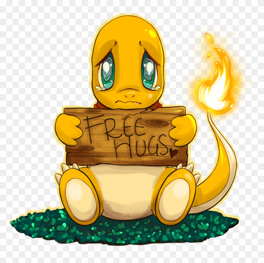 Charmander 'free Hugs' Commission By Spagettiurchin - Charmander Free Hugs #318402