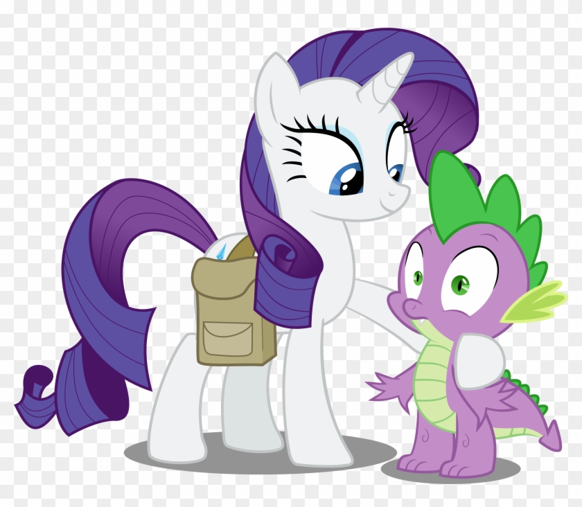 Rarity And Spike - Pony Friendship Is Magic Rarity #318524