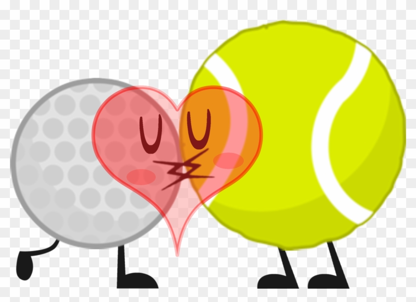 Bfdi Tennis Ball And Golf Ball - Bfdi Golf Ball X Tennis Ball #318578