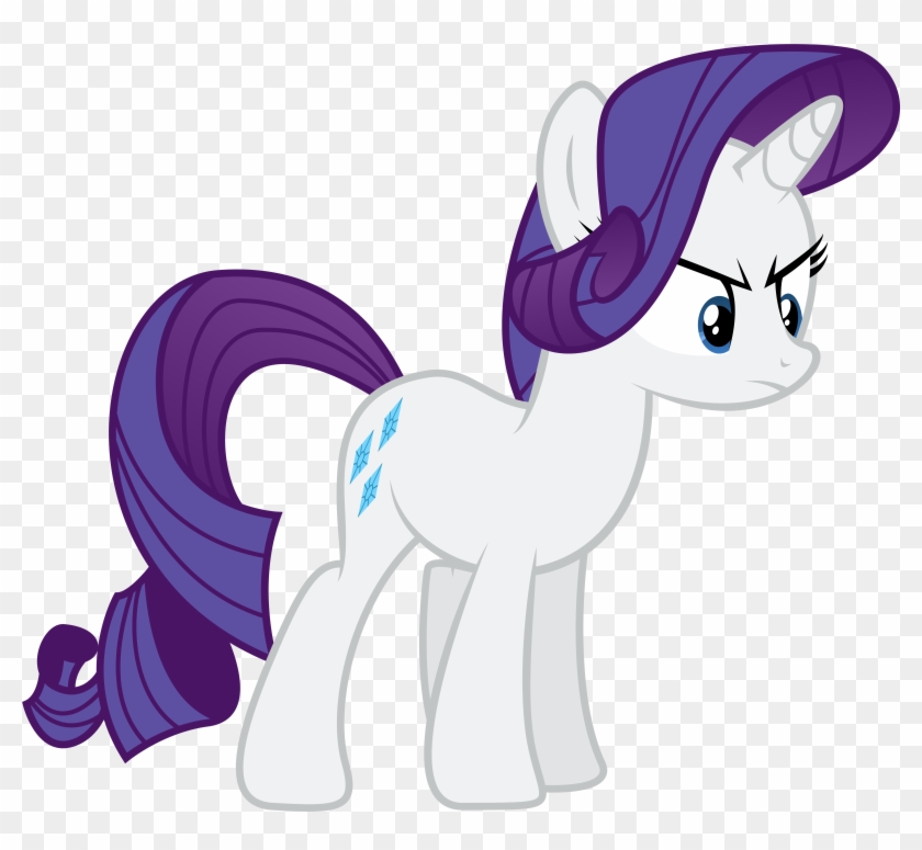 Angry Rarity Vector - My Little Pony Friendship Is Magic Rarity #318670