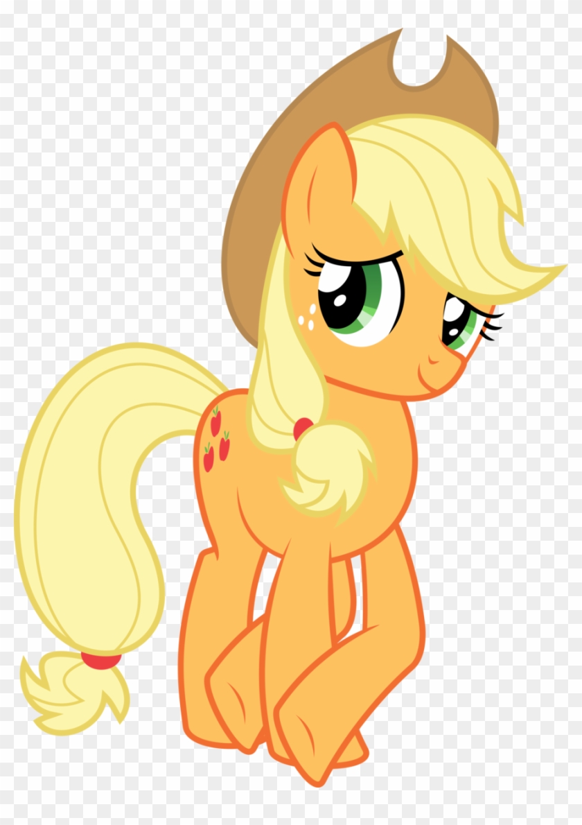 Applejack Legs Crossed Vector By Almostfictional - Mlp Vector Applejack #318696