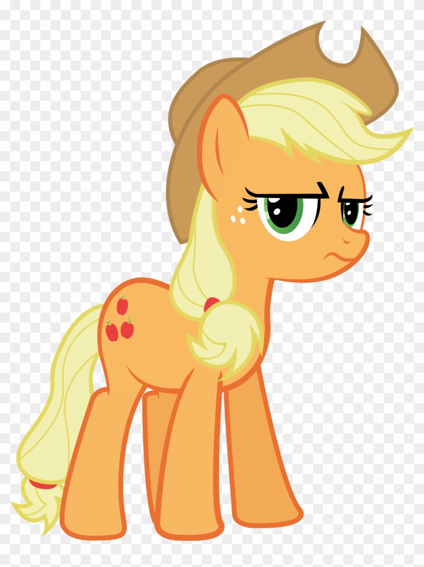 Applejack Is Not Amused By The-crusius - My Little Pony Cartoon #318707