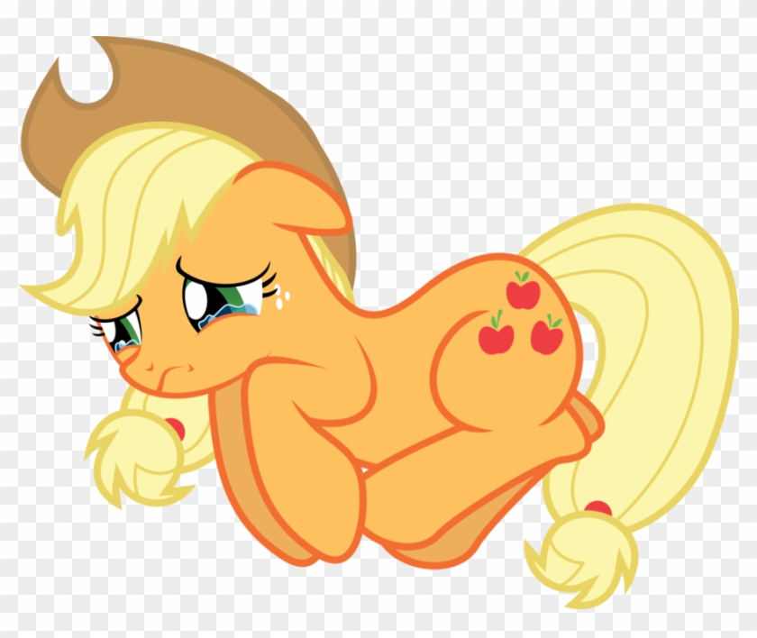 Applejack Crying By Teiptr-d5h2t44 - Apple Jack Crying Badly #318752