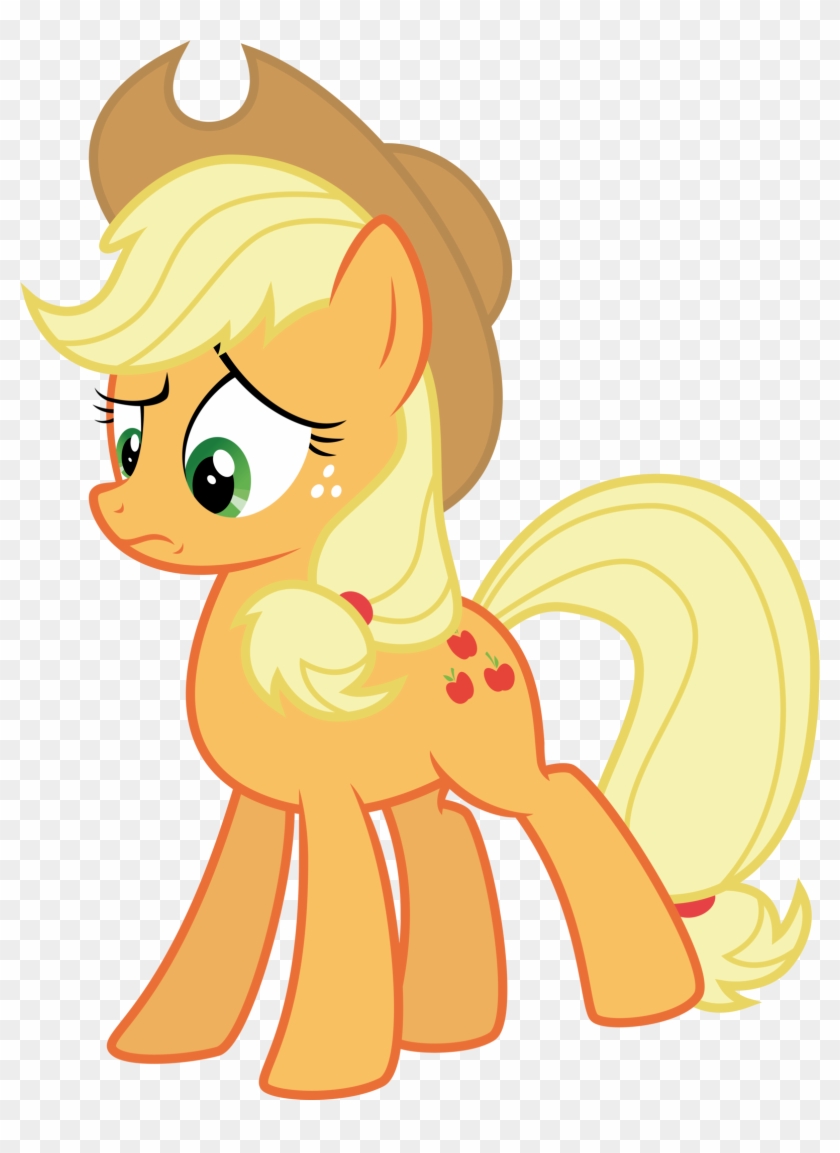 'what The Hay' By Thatguy1945 - Mlp Applejack Sad #318790