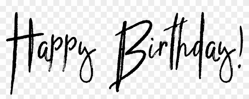 Download Image Here - Happy Birthday Calligraphy Png #318791