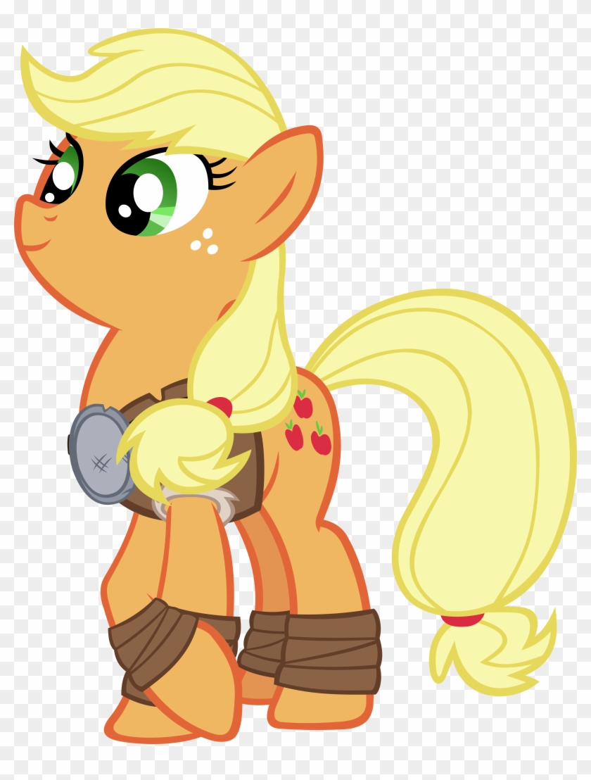 Applejack Dressed As Rockhoof By Ironm17 Applejack - Mlp Meadowbrook And Rockhoof #318842