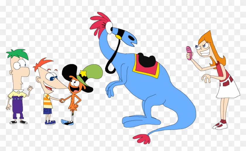 Wander Finds Two New Friends By Artist-srf - Wander Over Yonder Phineas And Ferb #318843