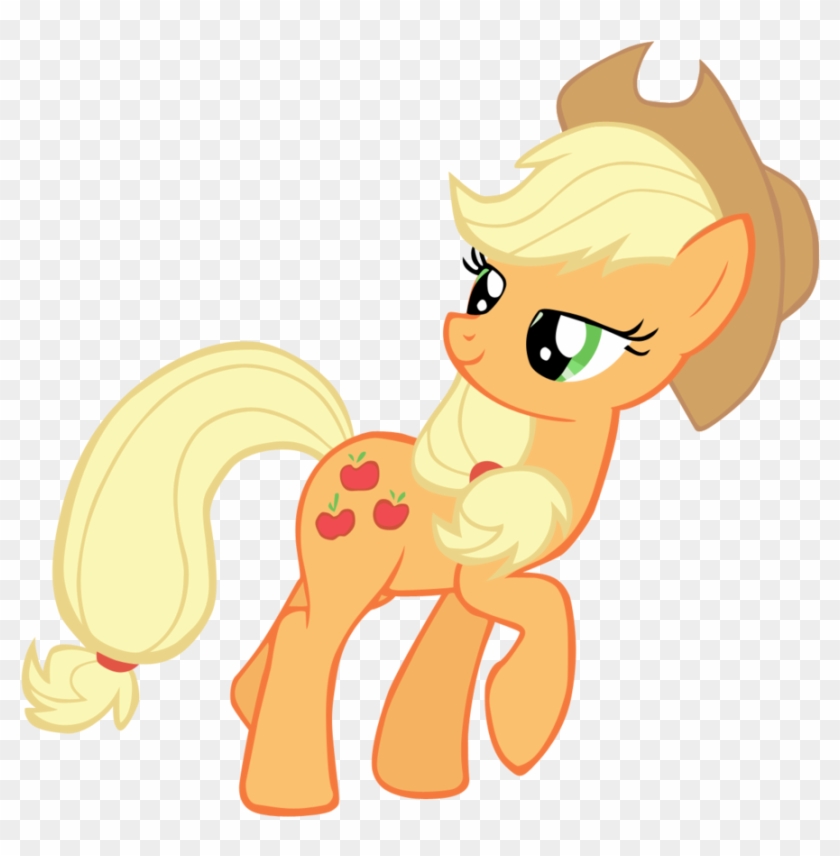 Applejack - My Little Pony Yellow Name #318866