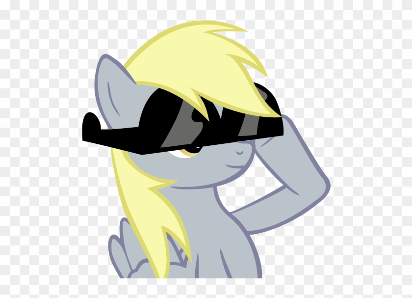 Colgates Asleep Post Derpy In Here Mylittlepony Png - Rainbow Dash With Sunglasses #318864