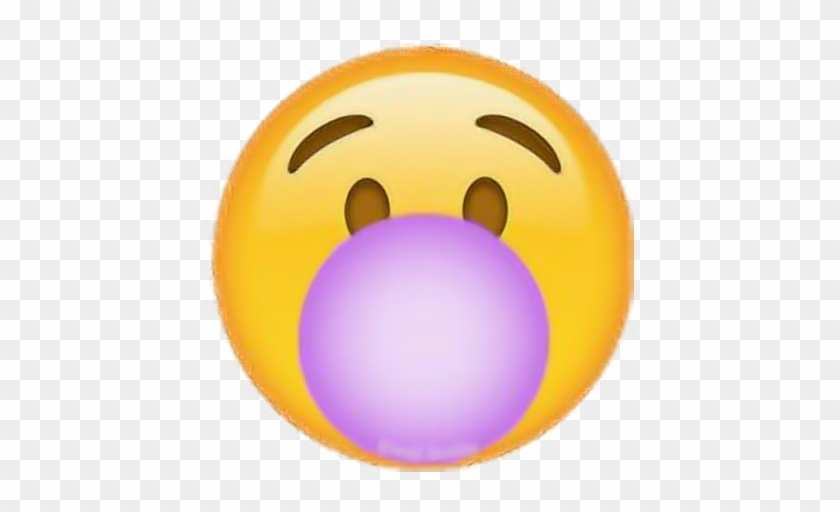 Chicle Emoji Emojis Emojisticker Emojiwhatsapp Emojiedi - Emoji Chicle Png #318915