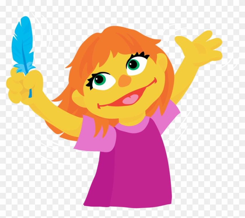 Julia Is Described By The Sesame Workshop As "a Preschool - Julia From Sesame Street #318926