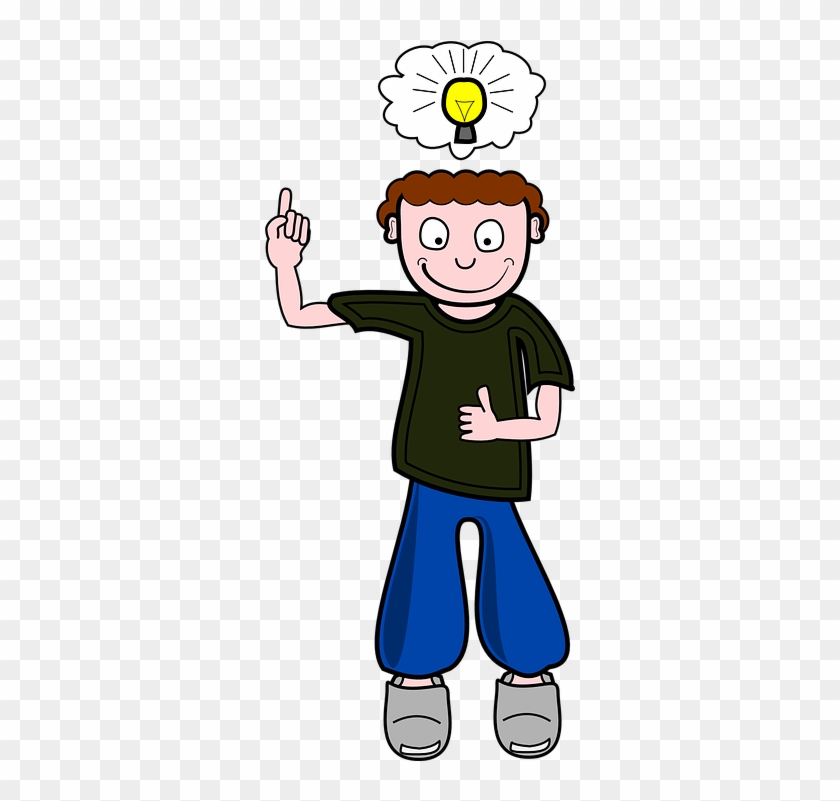 Boy Thinking Clipart 12, - Idea Clipart #319020