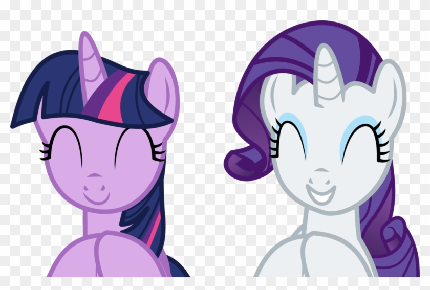 Twilight Sparkle And Rarity Vector - Rarity And Twilight Sparkle #319040