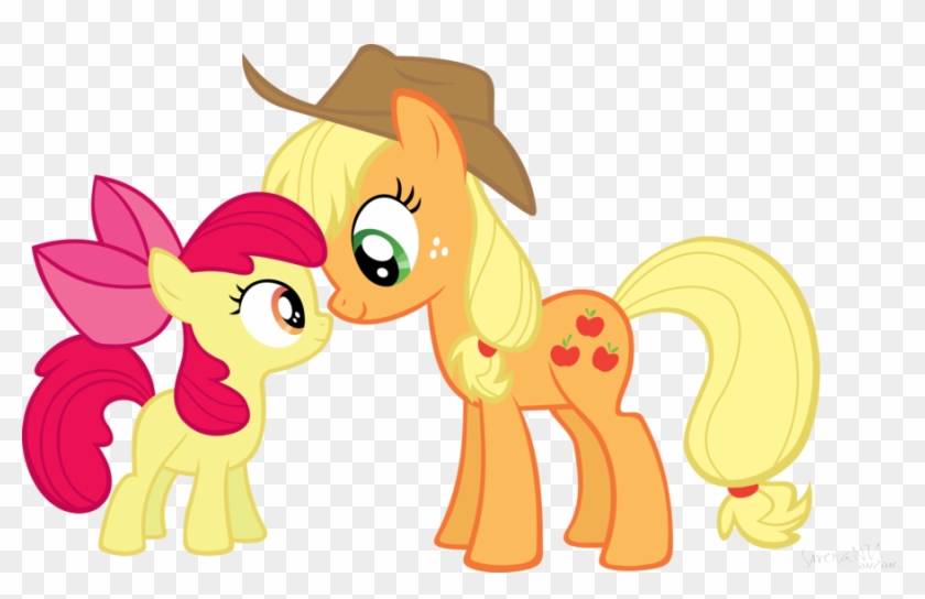 My Little Pony Applejack And Applebloom - Little Pony Friendship Is Magic #319078